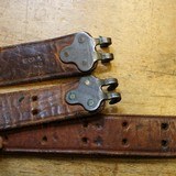 Original U.S. WWII M1907 Pattern Boyt 1943 Leather Sling with Blackened Brass Hardware For M1 Garand - 7 of 25