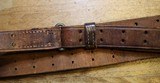 Original U.S. WWII M1907 Pattern Boyt 1943 Leather Sling with Blackened Brass Hardware For M1 Garand - 13 of 25