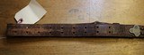 Original U.S. WWII M1907 Pattern Boyt 1943 Leather Sling with Blackened Brass Hardware For M1 Garand - 6 of 25