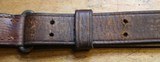 Original U.S. WWII M1907 Pattern Boyt 1944 Leather Sling with Blackened Brass Hardware For M1 Garand - 23 of 25