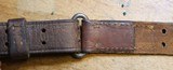 Original U.S. WWII M1907 Pattern Boyt 1944 Leather Sling with Blackened Brass Hardware For M1 Garand - 14 of 25