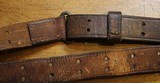 Original U.S. WWII M1907 Pattern Boyt 1944 Leather Sling with Blackened Brass Hardware For M1 Garand - 21 of 25