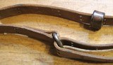 Original U.S. WWII M1907 Pattern Milsco 1943 Leather Sling with Steel Hardware for M1 Garand - 18 of 25