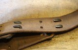 Original U.S. WWII M1907 Pattern Milsco 1943 Leather Sling with Steel Hardware for M1 Garand - 22 of 25