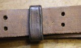 Original U.S. WWII M1907 Pattern Milsco 1943 Leather Sling with Steel Hardware for M1 Garand - 14 of 25