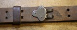 Original U.S. WWII M1907 Pattern Milsco 1943 Leather Sling with Steel Hardware for M1 Garand - 2 of 25