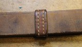 Original U.S. WWII M1907 Pattern Milsco 1943 Leather Sling with Steel Hardware for M1 Garand - 8 of 25