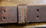 Original U.S. WWII M1907 Pattern Milsco 1944 Leather Sling with Steel Hardware for M1 Garand - 25 of 25