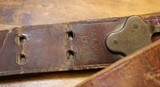 Original U.S. WWII M1907 Pattern Milsco 1944 Leather Sling with Steel Hardware for M1 Garand - 16 of 25
