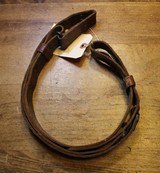 Original U.S. WWII M1907 Pattern Milsco 1944 Leather Sling with Steel Hardware for M1 Garand - 21 of 25