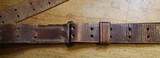 Original U.S. WWII M1907 Pattern Milsco 1944 Leather Sling with Steel Hardware for M1 Garand - 15 of 25