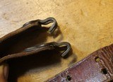Original U.S. WWII M1907 Pattern Milsco 1944 Leather Sling with Steel Hardware for M1 Garand - 10 of 25