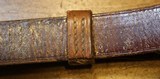 Original U.S. WWII M1907 Pattern Milsco 1944 Leather Sling with Steel Hardware for M1 Garand - 24 of 25