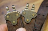 Original U.S. WWII M1907 Pattern Boyt 1944 Leather Sling with Brass Hardware for M1 Garand - 14 of 25