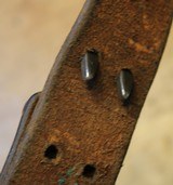Original U.S. WWII M1907 Pattern Boyt 1944 Leather Sling with Brass Hardware for M1 Garand - 17 of 25