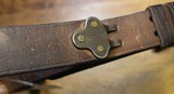 Original U.S. WWII M1907 Pattern Boyt 1944 Leather Sling with Brass Hardware for M1 Garand - 11 of 25