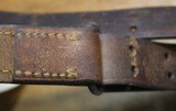 Original U.S. WWII M1907 Pattern Boyt 1944 Leather Sling with Brass Hardware for M1 Garand - 19 of 25