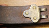 Original U.S. WWII M1907 Pattern Boyt 1944 Leather Sling with Brass Hardware for M1 Garand - 12 of 25