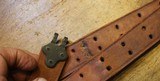 Original U.S. WWII M1907 Pattern Boyt 1944 Leather Sling with Brass Hardware for M1 Garand - 20 of 25