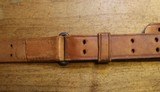 Original U.S. WWII M1907 Pattern Boyt 1944 Leather Sling with Brass Hardware for M1 Garand - 22 of 25
