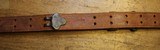 Original U.S. WWII M1907 Pattern Boyt 1944 Leather Sling with Brass Hardware for M1 Garand - 4 of 25