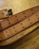 Original U.S. WWII M1907 Pattern Boyt 1944 Leather Sling with Brass Hardware for M1 Garand - 21 of 25