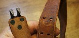 Original U.S. WWII M1907 Pattern Boyt 1944 Leather Sling with Brass Hardware for M1 Garand - 19 of 25