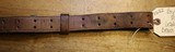 Original U.S. WWII M1907 Pattern Boyt 1942 0r 43 Leather Sling with Brass Hardware for M1 Garand - 3 of 25