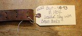 Original U.S. WWII M1907 Pattern Boyt 1942 0r 43 Leather Sling with Brass Hardware for M1 Garand - 2 of 25