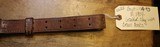 Original U.S. WWII M1907 Pattern Boyt 1942 0r 43 Leather Sling with Brass Hardware for M1 Garand - 7 of 25