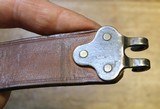 Original U.S. WWII M1907 Pattern Boyt 1942 0r 43 Leather Sling with Brass Hardware for M1 Garand - 11 of 25
