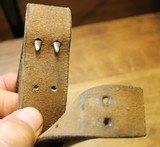 Original U.S. WWII M1907 Pattern Boyt 1942 0r 43 Leather Sling with Brass Hardware for M1 Garand - 15 of 25