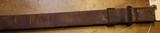 Original U.S. WWII M1907 Pattern Boyt 1942 Leather Sling with Brass Hardware for M1 Garand - 3 of 25
