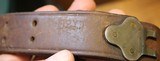 Original U.S. WWII M1907 Pattern Boyt 1942 Leather Sling with Steel Hardware for M1 Garand - 10 of 25