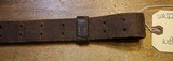 Original U.S. WWII M1907 Pattern Boyt 1942 Leather Sling with Steel Hardware for M1 Garand - 2 of 25