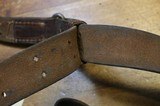 Original U.S. WWII M1907 Pattern Boyt 1942 Leather Sling with Steel Hardware for M1 Garand - 13 of 25