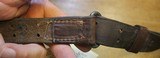 Original U.S. WWII M1907 Pattern Boyt 1942 Leather Sling with Steel Hardware for M1 Garand - 12 of 25
