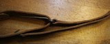 Original U.S. WWII M1907 Pattern Milsco 1944 Leather Sling with Brass Hardware for M1 Garand - 23 of 25