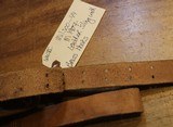 Original U.S. WWII M1907 Pattern Milsco 1944 Leather Sling with Brass Hardware for M1 Garand - 17 of 25