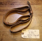 Original U.S. WWII M1907 Pattern Milsco 1944 Leather Sling with Brass Hardware for M1 Garand - 1 of 25
