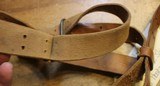 Original U.S. WWII M1907 Pattern Milsco 1944 Leather Sling with Brass Hardware for M1 Garand - 20 of 25