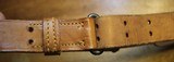 Original U.S. WWII M1907 Pattern Milsco 1944 Leather Sling with Brass Hardware for M1 Garand - 14 of 25