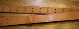 Original U.S. WWII M1907 Pattern Milsco 1944 Leather Sling with Brass Hardware for M1 Garand - 6 of 25