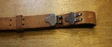 Original U.S. WWII M1907 Pattern Milsco 1944 Leather Sling with Brass Hardware for M1 Garand - 4 of 25