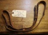 Original U.S. WWII M1907 Pattern Milsco 1944 Leather Sling with Brass Hardware for M1 Garand - 1 of 25