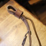 Original U.S. WWII M1907 Pattern Milsco 1943 Leather Sling with Brass Hardware for M1 Garand - 21 of 25