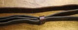 Original U.S. WWII M1907 Pattern Milsco 1943 Leather Sling with Brass Hardware for M1 Garand - 23 of 25