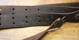 Original U.S. WWII M1907 Pattern Milsco 1943 Leather Sling with Brass Hardware for M1 Garand - 13 of 25