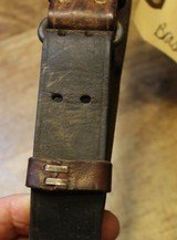 Original U.S. WWII M1907 Pattern Milsco 1943 Leather Sling with Brass Hardware for M1 Garand - 19 of 25
