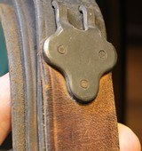Original U.S. WWII M1907 Pattern Milsco 1943 Leather Sling with Brass Hardware for M1 Garand - 8 of 25